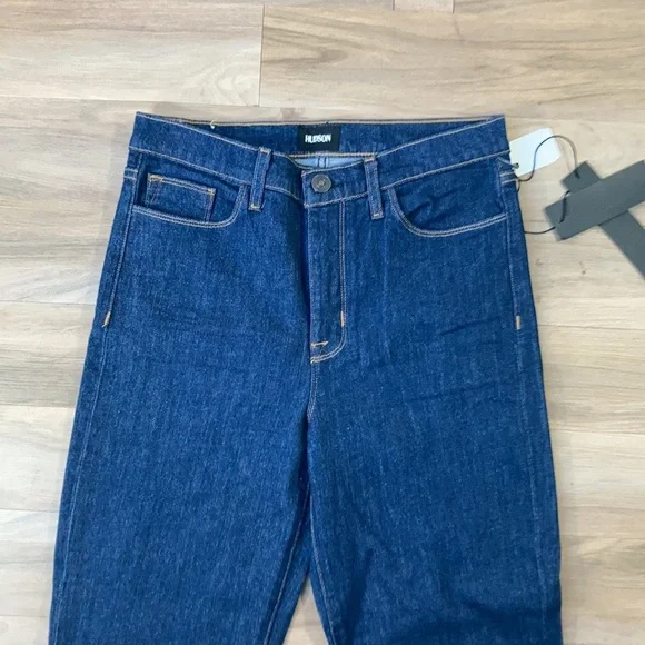 Hudson high rise Zoeey deep cuff straight crop jean size 27 - Picture 6 of 14